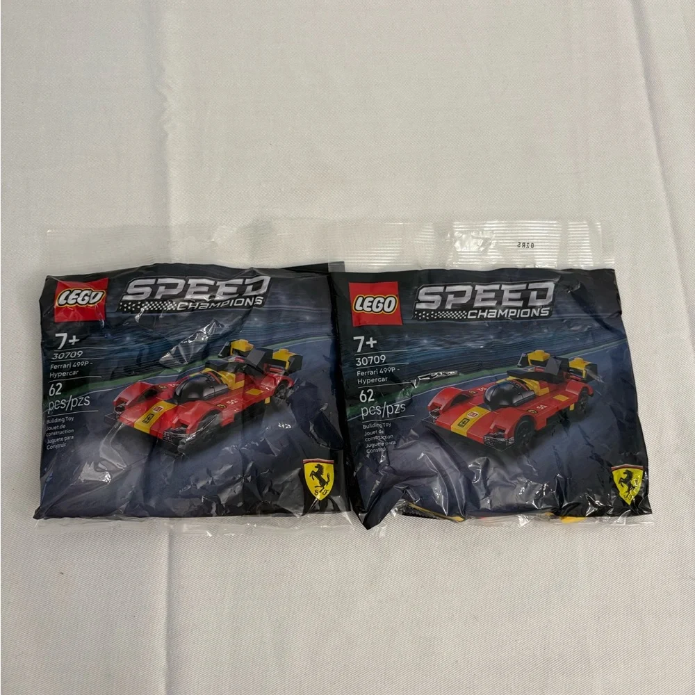 LEGO‎ Speed Champions Red Race Car Set two sets new unopened Ferrari